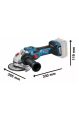 Bosch Professional Gws 18V-15 Sc Akülü Avuç Taşlama 18 Volt (Akü ve Şarj Aleti Hariç) 06019H6100