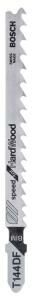 Bosch - Hızlı Kesim Serisi Sert Ahşap İçin T 144 DF Dekupaj Testeresi Bıçağı - 5'Li Paket 2608634567