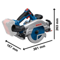 Bosch Professional GKS 18V-57-2 GX Akülü Daire Testere (Solo/Aküsüz) - 06016C1000