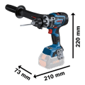 Bosch Professional GSB 18V-150 C Aküsüz Darbeli Vidalama Makinesi 06019J5101