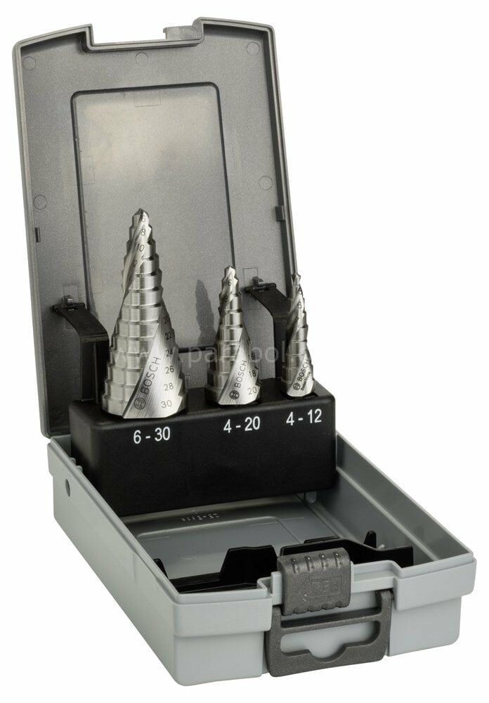 Bosch - HSS 3'lü Pro-box 4-12,4-20,6-30 mm 2608587426