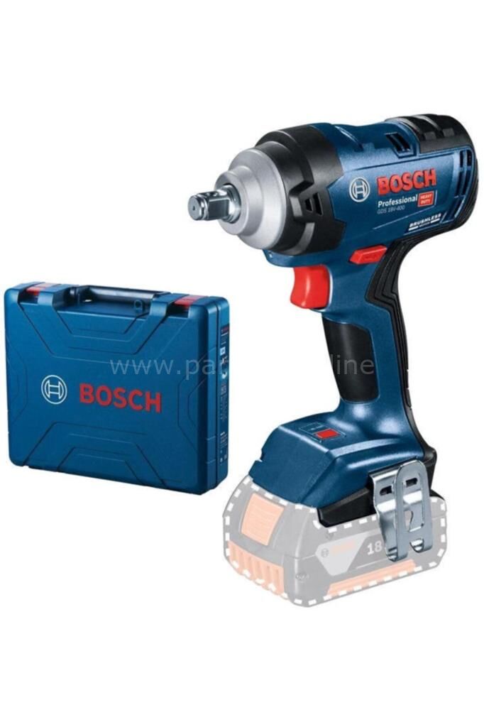 Bosch Professional Gds 18V-400 (Solo) Akülü Darbeli Somun Sıkma Makinesi