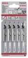 Bosch - Temiz Kesim Serisi Sert Ahşap İçin T 101 AIF Dekupaj Testeresi Bıçağı - 5'Li Paket 2608634897