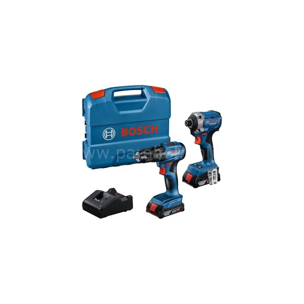Bosch Professional GDR 18V-215 + GSB 185-Lİ Torklu Vidalama ve Darbeli Matkap Seti - 06019N2024