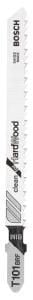 Bosch - Temiz Kesim Serisi Sert Ahşap İçin T 101 BRF Dekupaj Testeresi Bıçağı - 25'Li Paket 2608634989