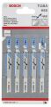 Bosch - Ekonomik Seri Metal İçin T 118 A Dekupaj Testeresi Bıçağı - 5'Li Paket 2608631013