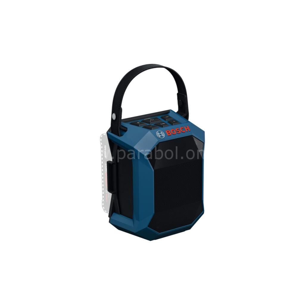 Bosch Professional GPB 18V-1 C Bluetooth Şantiye Hoparlörü (18V - IP54 - USB Şarj) Solo - 06014A7000