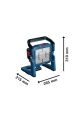 Bosch Professional GLI 18V-5000 C Akülü Şantiye Lambası (Solo/Aküsüz - 5000 Lümen) - 06019P5100