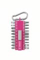 Bosch - 21 Parça Yaylı Kancalı Vidalama(Pembe)