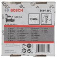 Bosch - GSK 64 Çivisi 25 mm 2500li Galvanizli 2608200500