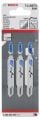 Bosch - Ekonomik Seri Inox (Paslanmaz Çelik) İçin T 118 EFS Dekupaj Testeresi Bıçağı - 3'Lü Paket 2608636499