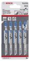 Bosch - Aluminyum İçin T 127 D Dekupaj Testeresi Bıçağı - 5'Li Paket 2608631017
