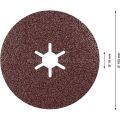 Bosch R781 Expert 100 mm 60 Kum Metal Disk Zımpara 25'li 2608621789