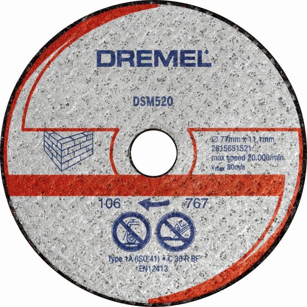 Dremel DSM20 Duvar Kesme Diski (DSM520) 2615S520JB
