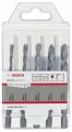 Bosch - Altıgen Şaftlı, HEX-9 Serisi HEX-9 Serisi Seramik için Matkap Ucu 5'li Set 4-5-6-8-10 mm 2608589528