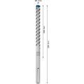 Expert Sds Max-8x Kırıcı Delici Delme Ucu 20 x 200 x 320 mm