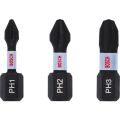 Impact Yıldız Bits Uç PH1/2/3X25 mm 3lü 2608522470