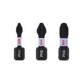 Impact Yıldız Bits Uç PH1/2/3X25 mm 3lü 2608522470