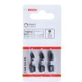 Impact Yıldız Bits Uç PH1/2/3X25 mm 3lü 2608522470