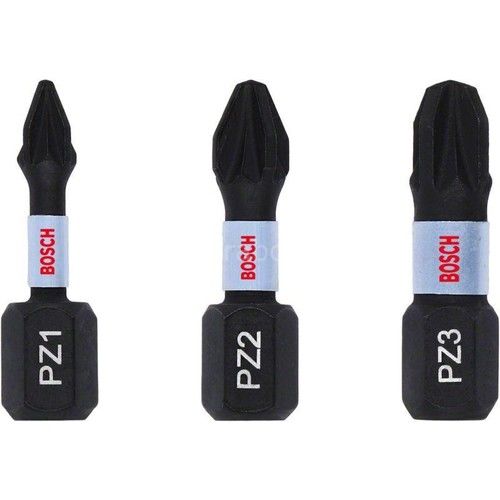 Impact Yıldız Bits Uç PZ1/2/3X25 mm 3'lü 2608522471