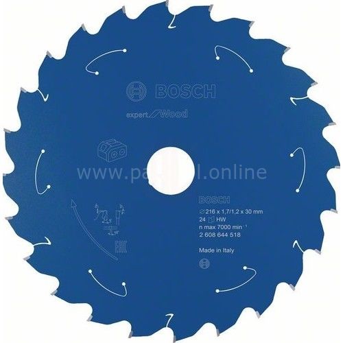 Bosch Exw Daire Testere Bıçağı 216*30 mm 24 D E/c