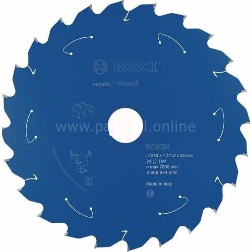 Bosch Exw Daire Testere Bıçağı 216*30 mm 24 D E/c