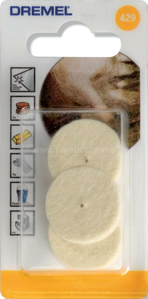 DREMEL® Parlatma Diski 26 mm (429) 26150429JA
