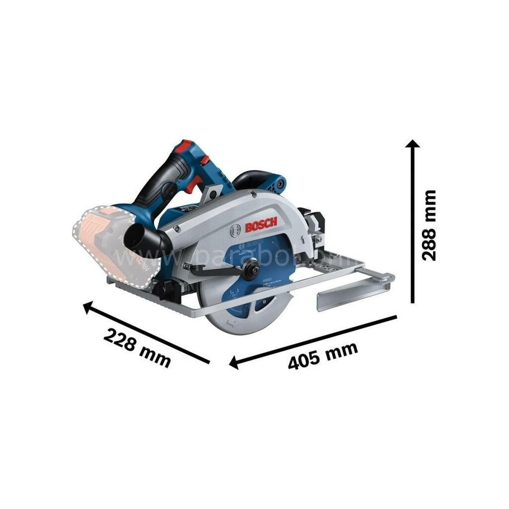 Bosch Profesyonel Gks 18V-68 Gc Solo Akülü Daire Testere (aküsiz)  06016B5100