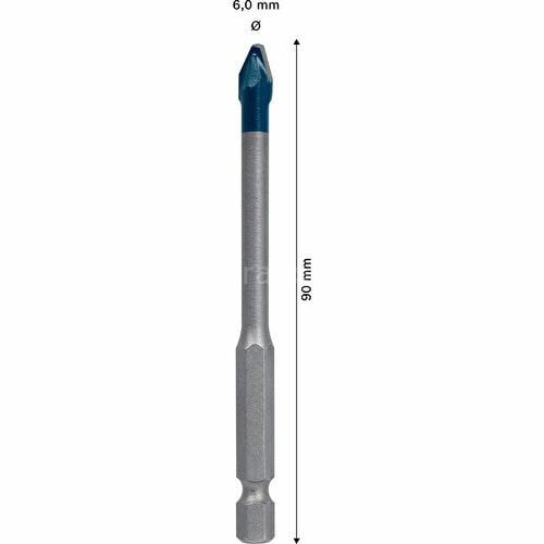 Expert Hex-9 Hardceramic Delme Ucu 6 x 90 mm