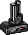 Bosch Professional GBA 12V 6,0 Ah Li-on Akü 1600A00X7H