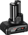 Bosch Professional GBA 12V 6,0 Ah Li-on Akü 1600A00X7H