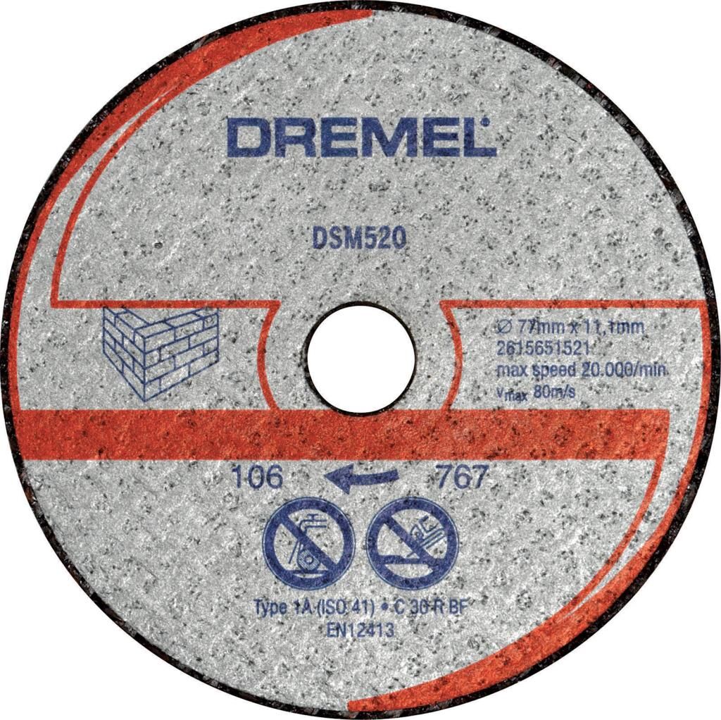 DREMEL® DSM20 duvar kesme diski (DSM520) 2615S520JA