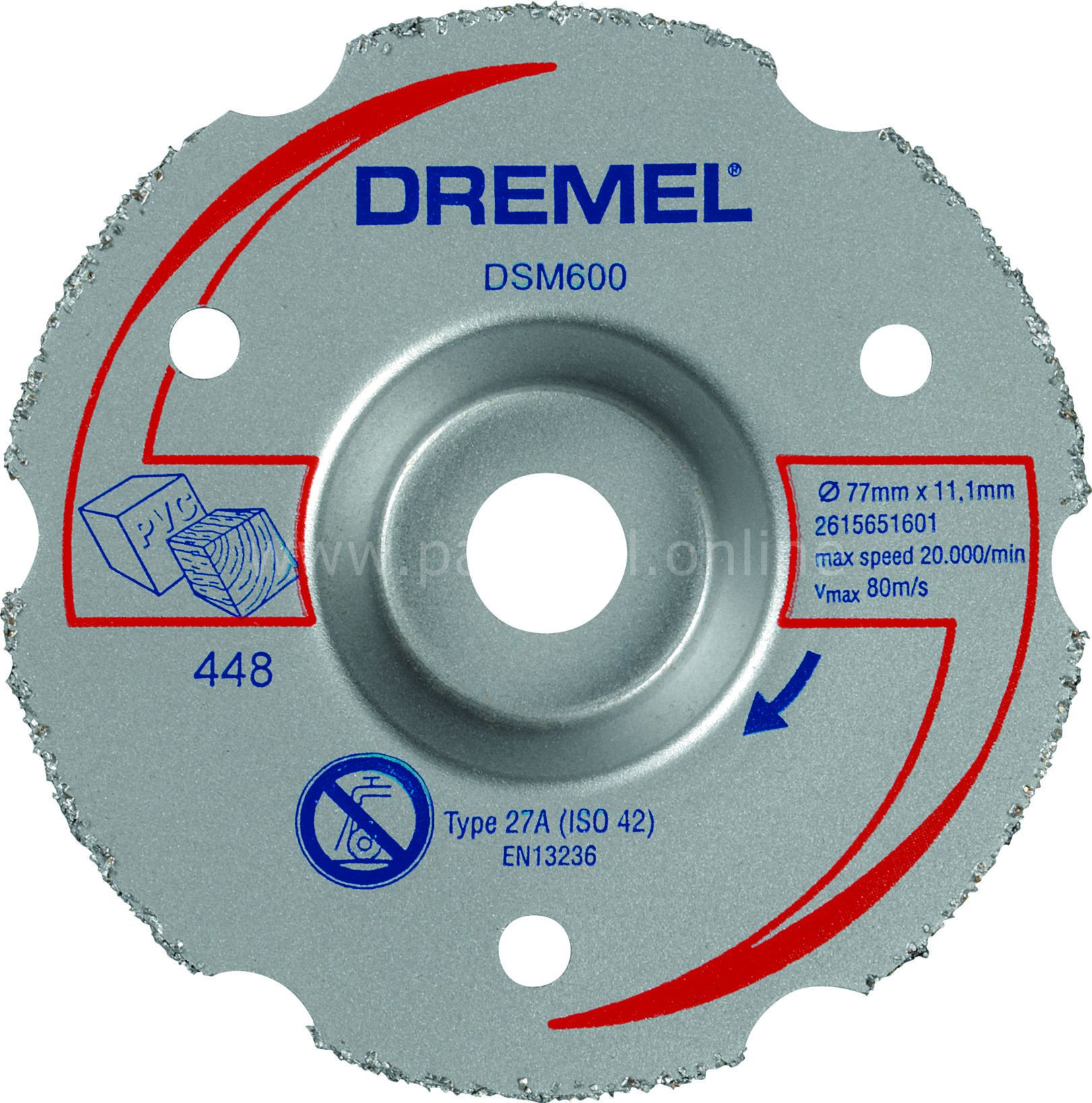 DREMEL® DSM20 çok amaçlı karpit bitişik kesme diski (DSM600) 2615S600JA