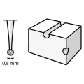 DREMEL® Gravür Kesici 0,8 mm (105) 26150105JA