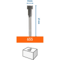DREMEL® Freze Ucu (HSS) 8,0 mm (655) 26150655JA