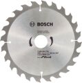 Bosch - Optiline Eco Serisi Ahşap için Daire Testere Bıçağı 190*30 mm 24 Diş 2608644376