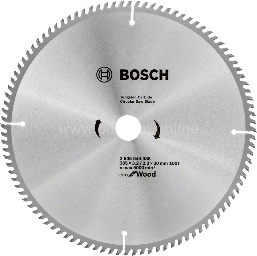Bosch - Optiline Eco Serisi Ahşap için Daire Testere Bıçağı 305*30 100 Diş 2608644386