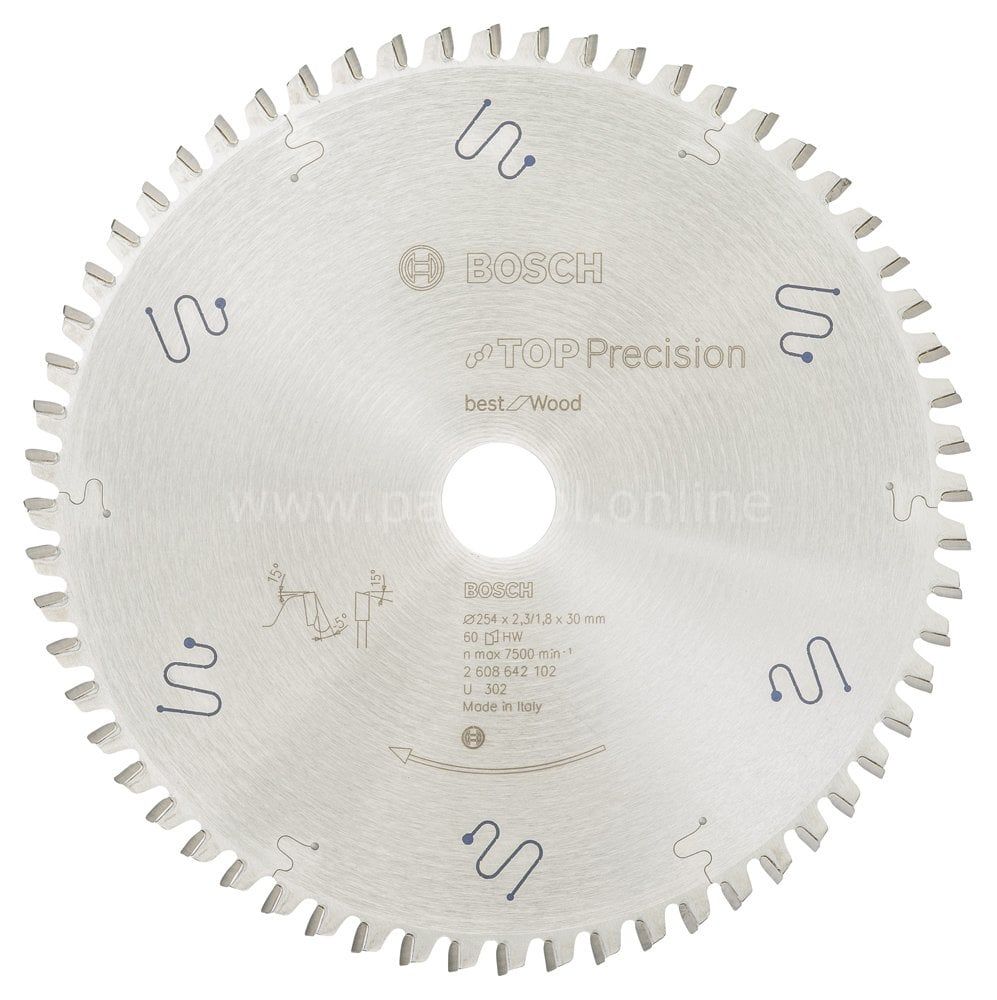 Bosch Professional Accessories daire testere bıçağı, ahşap için en iyisi, 2608642102