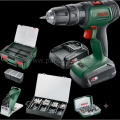 Bosch UniversalImpact 18V (2x 1,5Ah) Akülü Darbeli/Delme Vidalama Makinesi + 210 parça set + Systembox S 06039D4107
