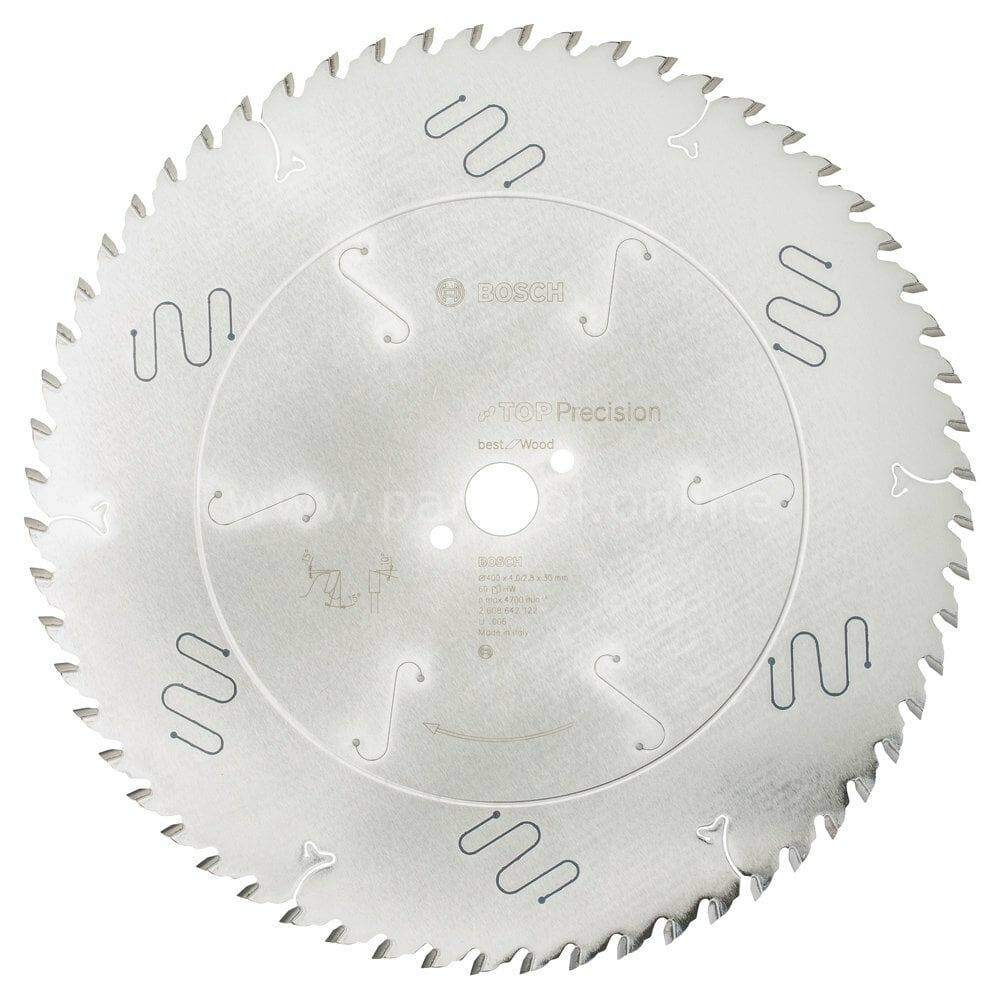Bosch - Best Serisi Hassas Kesim Ahşap için Daire Testere Bıçağı 400*30 mm 60 Diş 2608642122