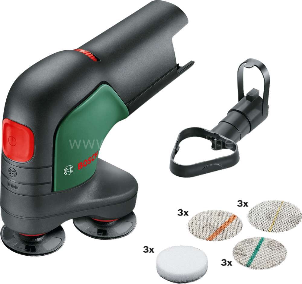 Bosch EasyCurvSander 12 Akülü Diskli Zımpara ve Polisaj Makinesi Solo 06039C9003